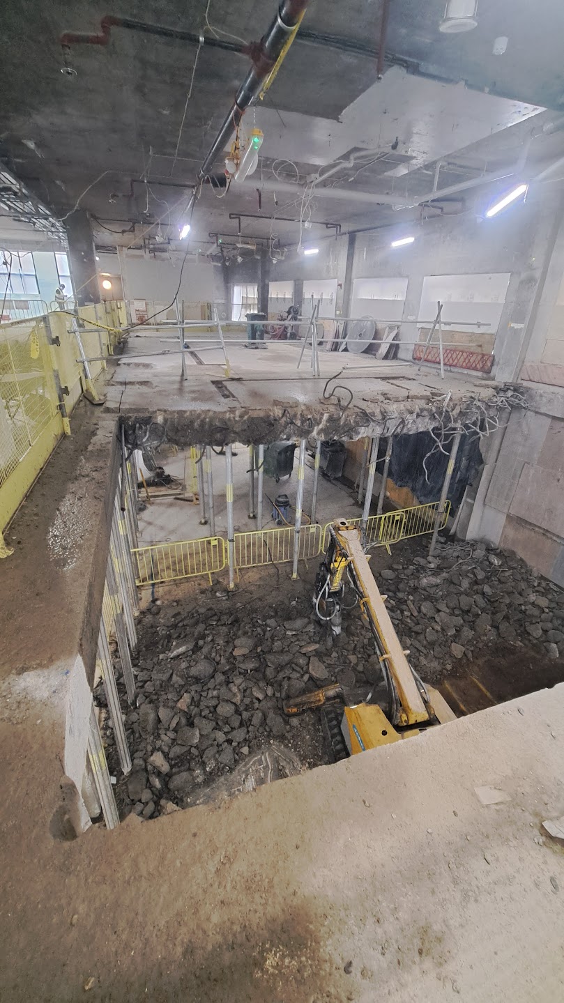 Brokk on site