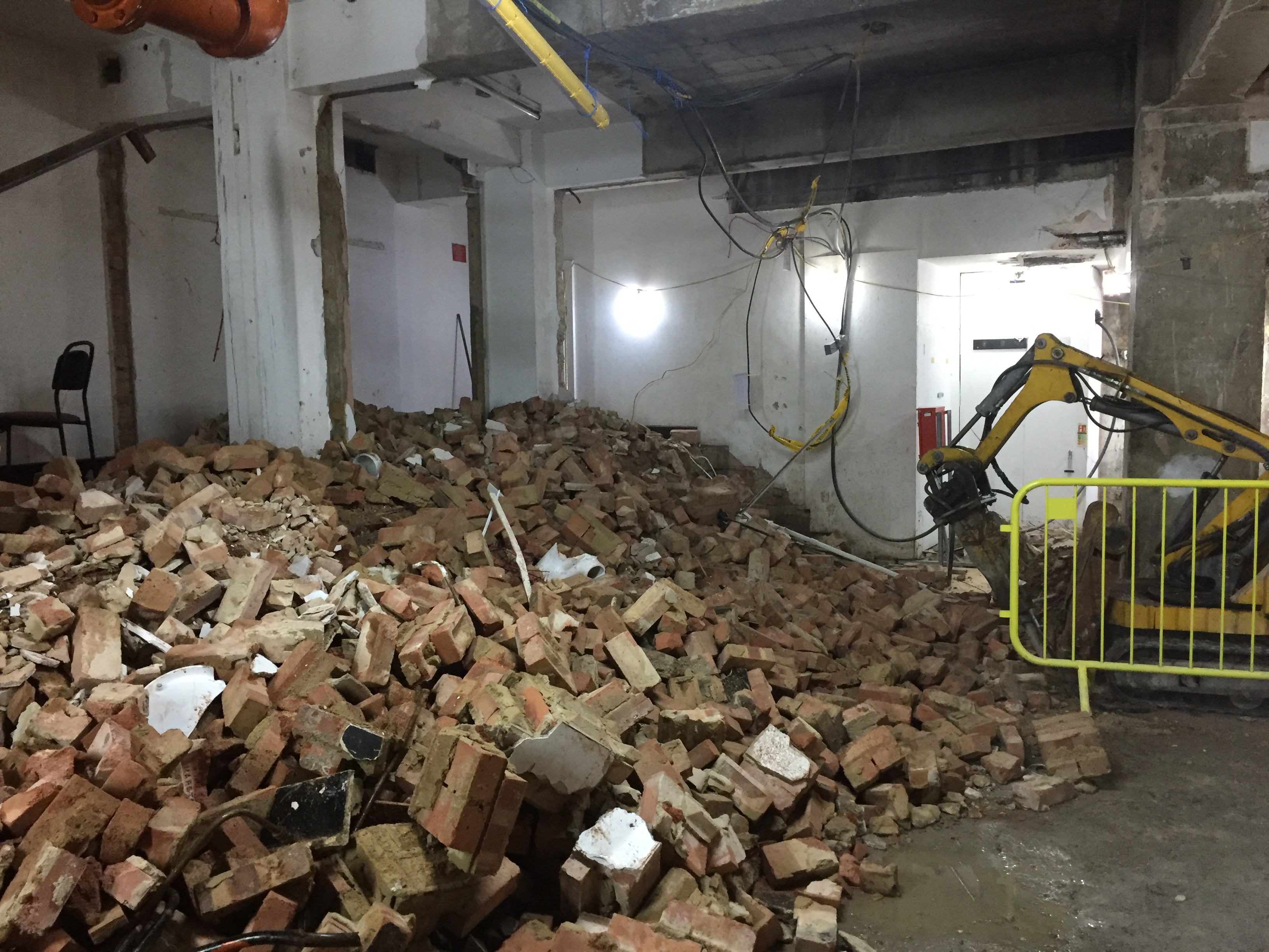 Robotic demolition