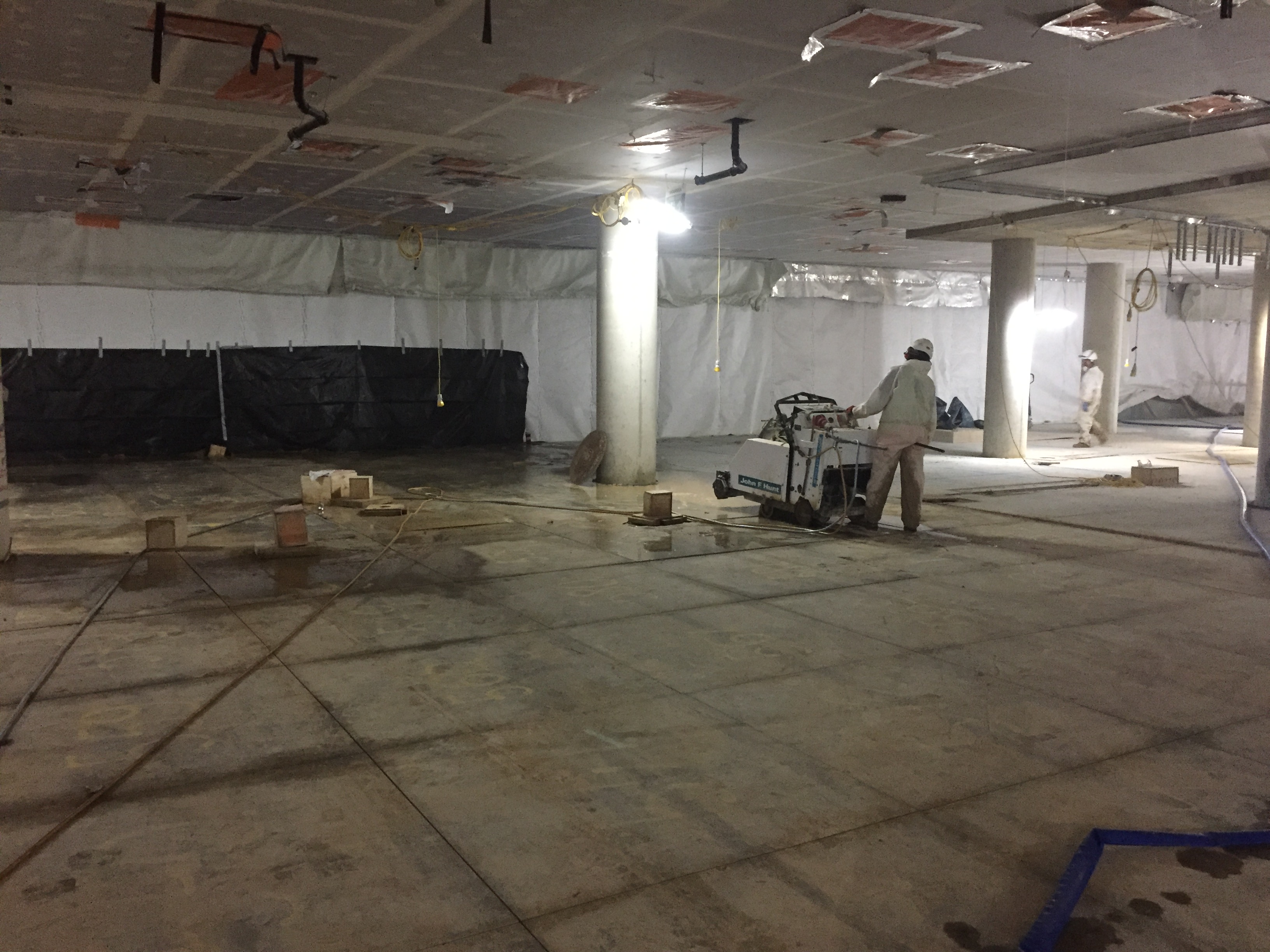 Floor cutting