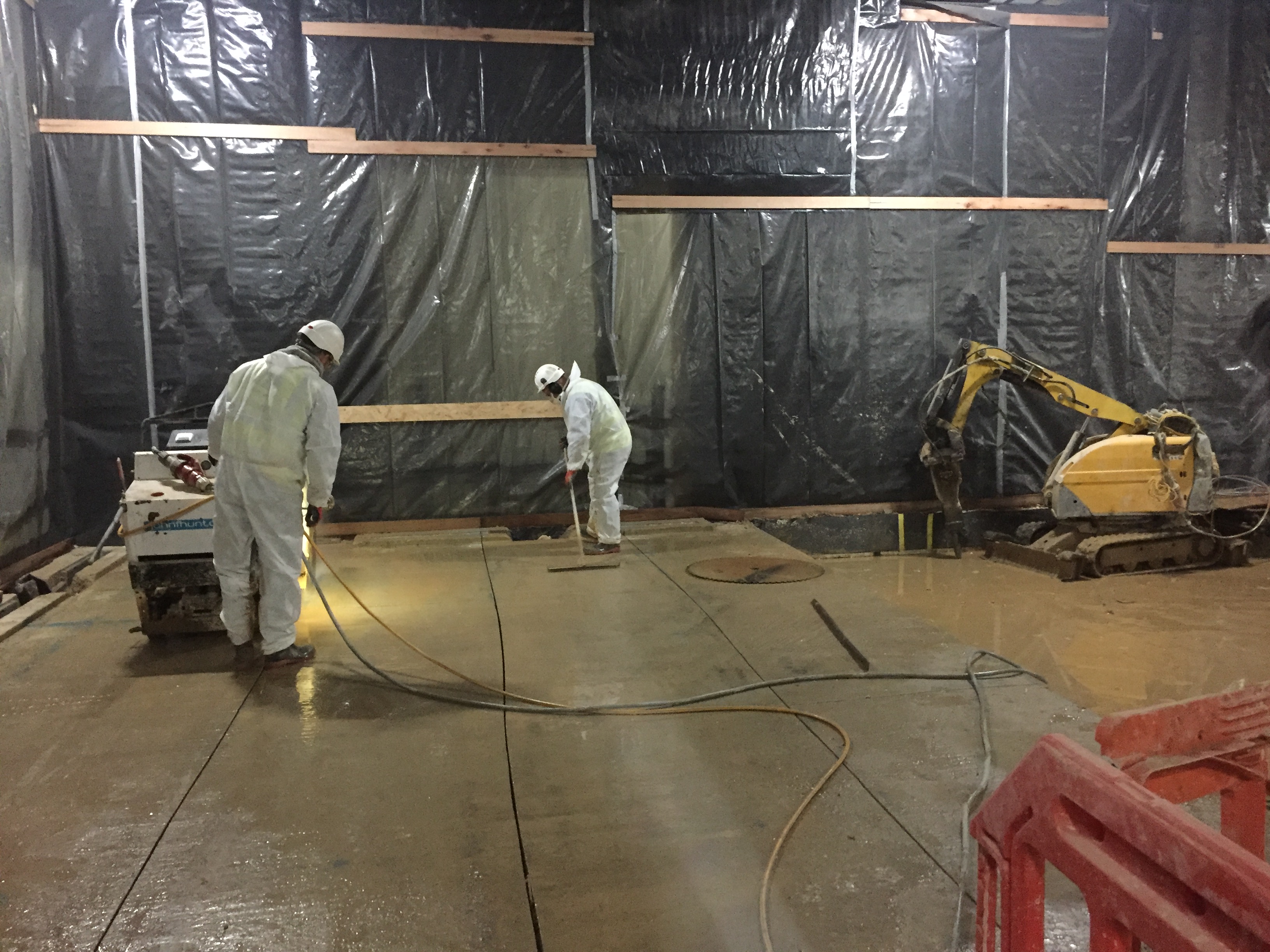 Floor saw work