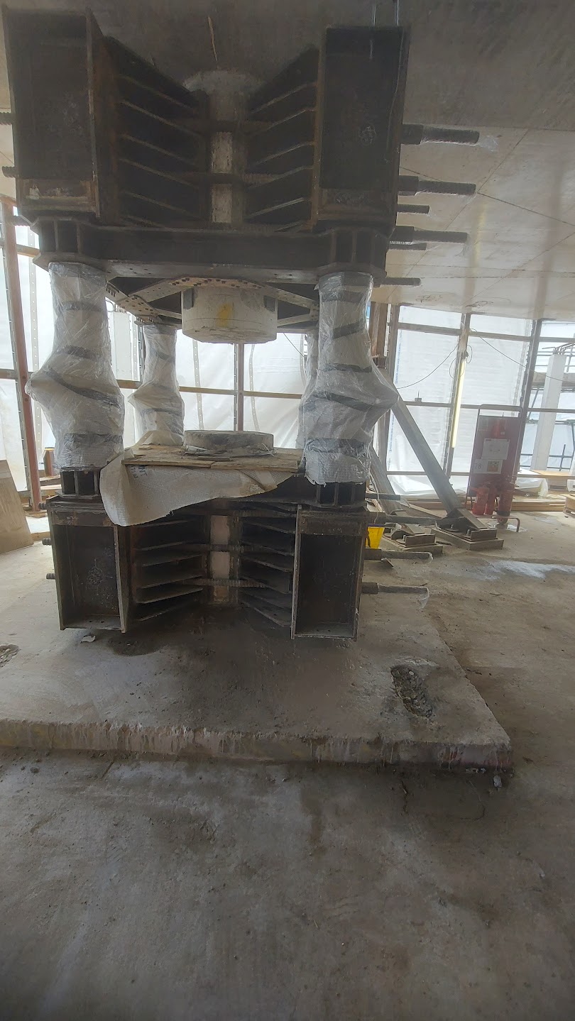 Wire saw setup